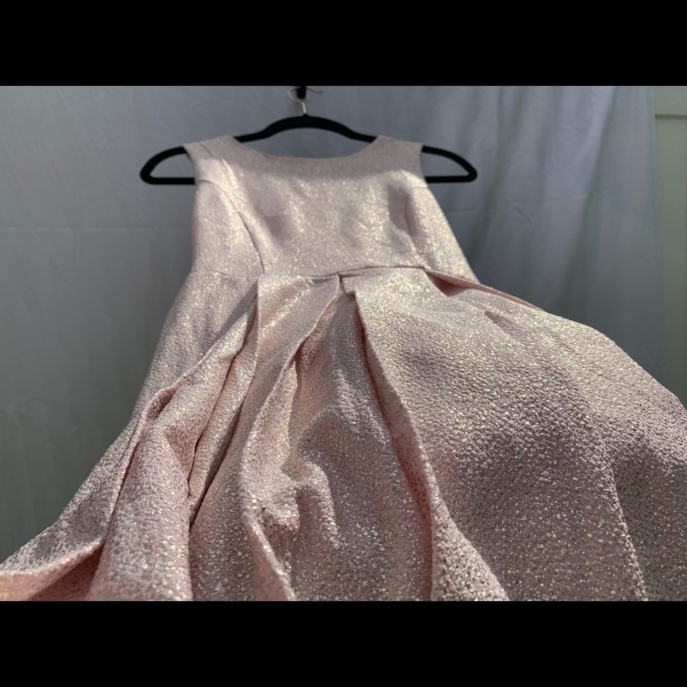 👑 Forever 21 Stunning Rose Gold Pleated Dress 👑 - Picture 8 of 8